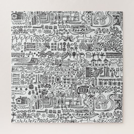 Geo ontwerp abstract patroon. legpuzzel (Verticaal)