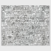 geo-ontwerp cadeaupapier (Vlak)
