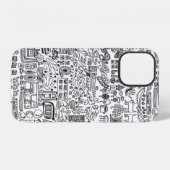 geo-ontwerp iPhone hoesje (Achterkant horizontaal)