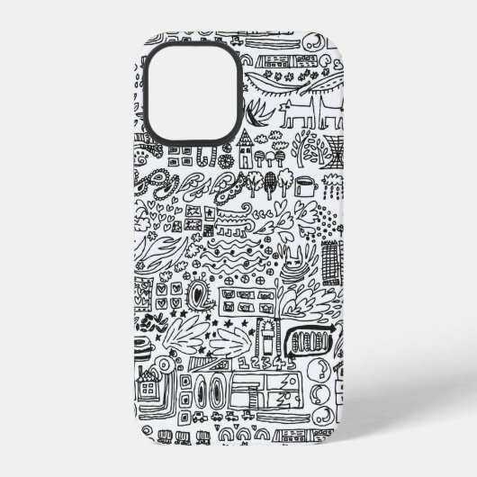geo-ontwerp iPhone hoesje (Achterkant)