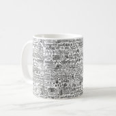 geo-ontwerp koffiemok (Voorkant links)