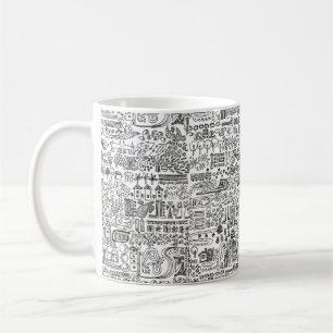 geo-ontwerp koffiemok
