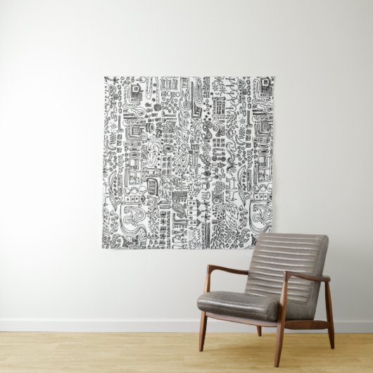 geo-ontwerp wandkleed (In Situ (horizontaal))