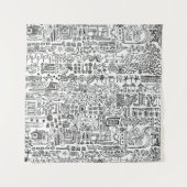 geo-ontwerp wandkleed (Voorkant)