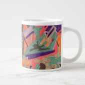 Geo-Organic Pool, Abstract Kunst Grote Koffiekop (Rechts)