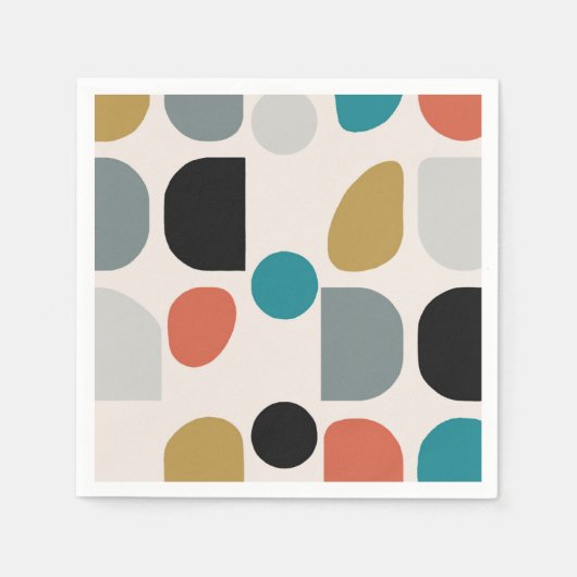 Geo papieren servetten uit de Middeleeuw (Voorkant)