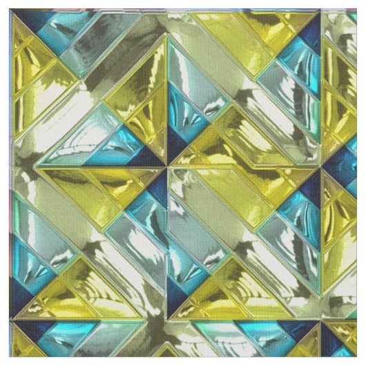 Geo Patronen X1-4 Opties Stof (Close Up)