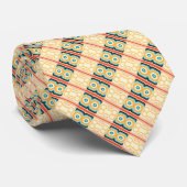 Geo Patroon Stropdas (Opgerold)