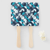 Geo Pie Circle Handwaaier (Voorkant en achterkant)