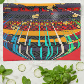 Geo Radiale Keuken Theedoek (Gevouwen)