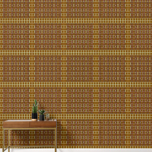 Geo Repeat Brown Behang