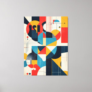Geo Rhythm Canvas Afdruk