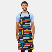 Geo Ronde Rechthoek Schort (Gedragen)