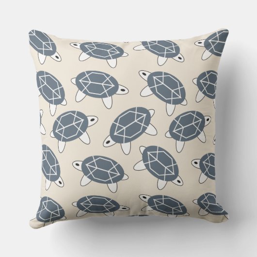 Geo-schildpadden Kussen (Achterkant)