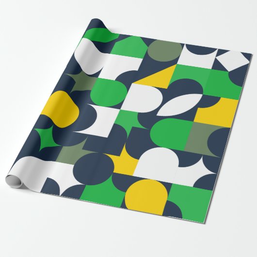 Geo Shape Cadeaupapier (Uitgerold)