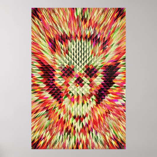 Geo Skull Poster (Voorkant)