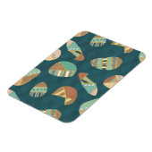 Geo-stap buiten | Blauw patroon Magneet (Linkerzijde)