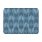 Geo-stap buiten | Blauw pijlpatroon Magneet (Horizontaal)