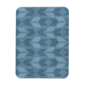 Geo-stap buiten | Blauw pijlpatroon Magneet (Verticaal)