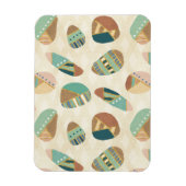 Geo-stap buiten | Blauwgroen patroon Magneet (Verticaal)