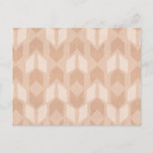 Geo-stap buiten | Coral Arrow Pattern Briefkaart (Voorkant)