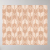 Geo-stap buiten | Coral Arrow Pattern Poster (Voorkant)
