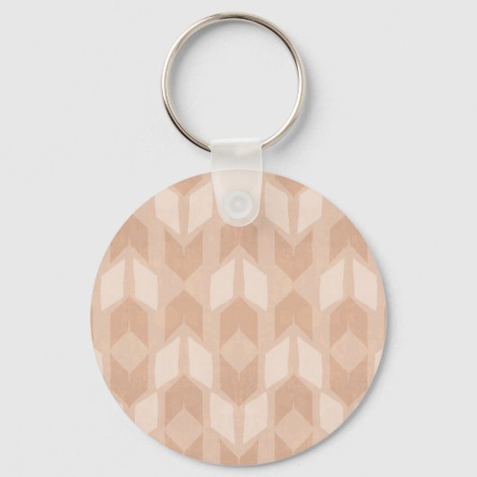 Geo-stap buiten | Coral Arrow Pattern Sleutelhanger (Voorkant)