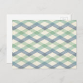 Geo-stap buiten | Geometrisch pasteipatroon Briefkaart (Voorkant / Achterkant)