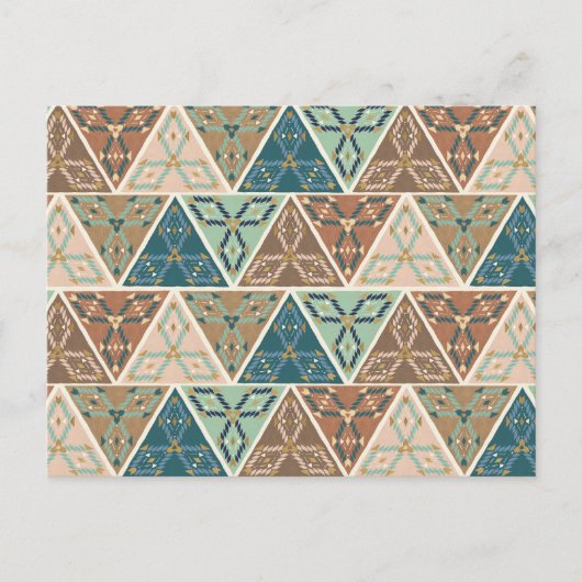 Geo-stap buiten | Geometrisch patroon Briefkaart (Voorkant)