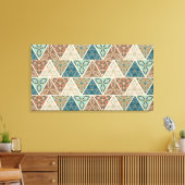 Geo-stap buiten | Geometrisch patroon Canvas Afdruk (Insitu (Woonkamer))