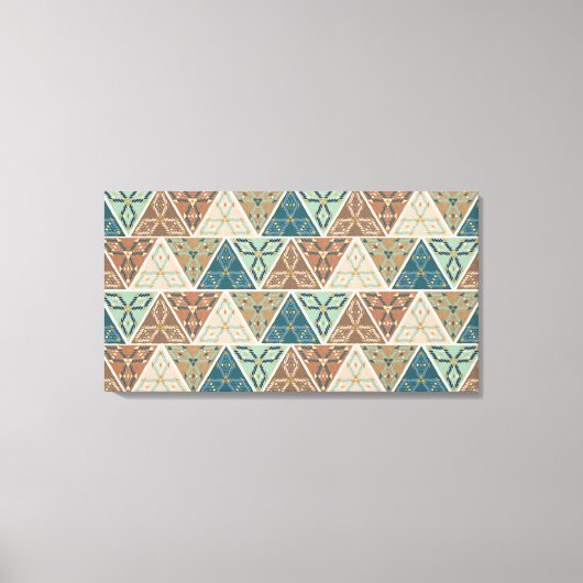 Geo-stap buiten | Geometrisch patroon Canvas Afdruk (Voorkant)