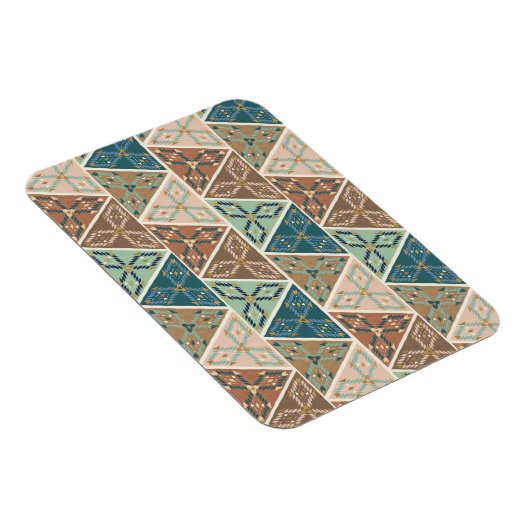 Geo-stap buiten | Geometrisch patroon Magneet (Rechterzijde)