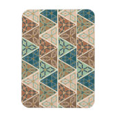 Geo-stap buiten | Geometrisch patroon Magneet (Verticaal)