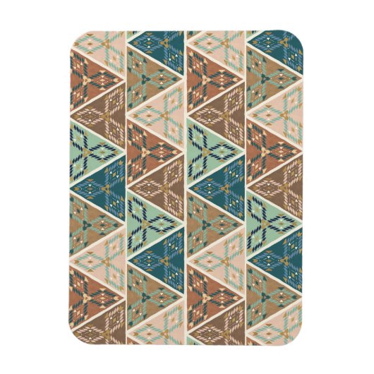 Geo-stap buiten | Geometrisch patroon Magneet (Verticaal)