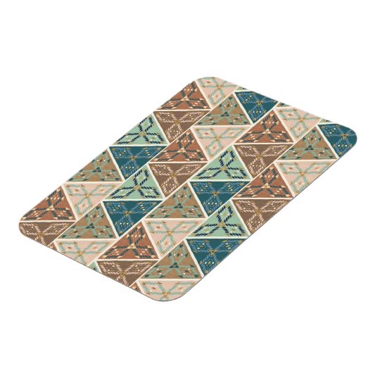 Geo-stap buiten | Geometrisch patroon Magneet (Linkerzijde)