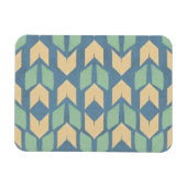 Geo-stap buiten | Geometrische pijlpatroon Magneet (Horizontaal)