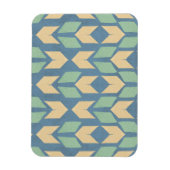 Geo-stap buiten | Geometrische pijlpatroon Magneet (Verticaal)