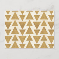 Geo-stap buiten | Gold Geometric Pattern