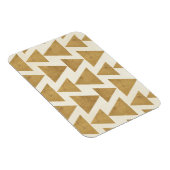Geo-stap buiten | Gold Geometric Pattern Magneet (Rechterzijde)
