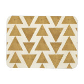 Geo-stap buiten | Gold Geometric Pattern Magneet (Horizontaal)