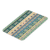 Geo-stap buiten | Indiaas Patroon Magneet (Linkerzijde)