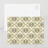 Geo-stap buiten | Tribalpatroon Briefkaart (Voorkant / Achterkant)