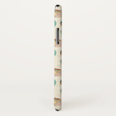 Geo-stap buitenshuis  | Blauwgroen patroon Case-Mate iPhone Case (Achterkant / rechts)