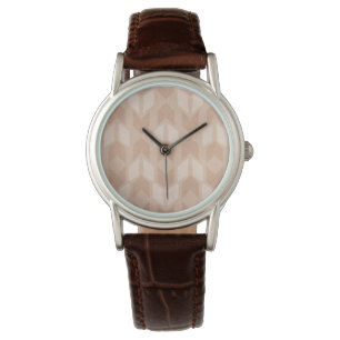 Geo-stap buitenshuis Coral Arrow Pattern Horloge