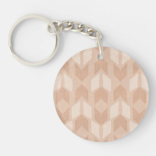 Geo-stap buitenshuis   Coral Arrow Pattern Sleutelhanger