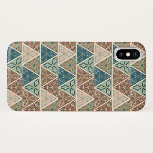 Geo-stap buitenshuis | Geometrisch patroon Case-Mate iPhone Case (Achterkant (horizontaal))