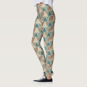 Geo-stap buitenshuis | Geometrisch patroon Leggings (Links)