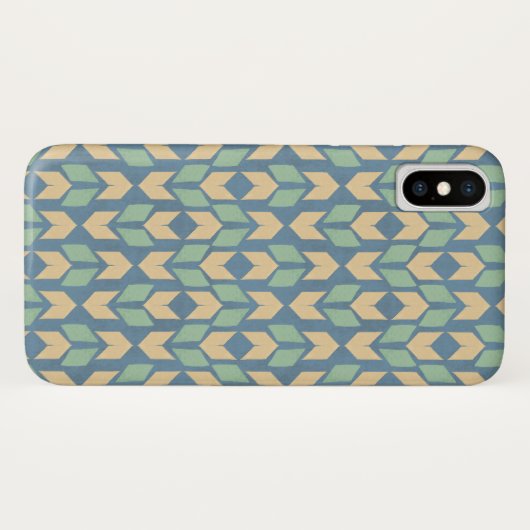 Geo-stap buitenshuis | Geometrische pijlpatroon Case-Mate iPhone Case (Achterkant (horizontaal))