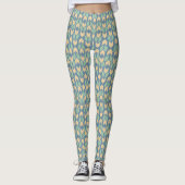 Geo-stap buitenshuis | Geometrische pijlpatroon Leggings (Voorkant)