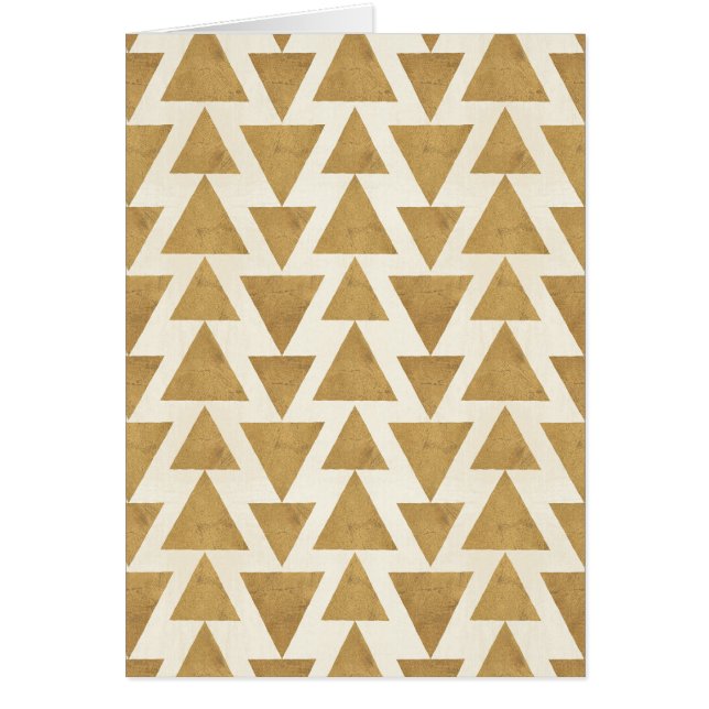 Geo-stap buitenshuis | Gold Geometric Pattern (Voorkant)